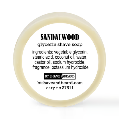 glycerin shave puck